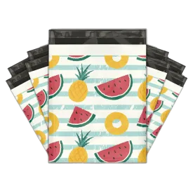 10x13 Pineapple & Watermelon Designer Poly Mailers Shipping Envelopes Premium Printed Bags