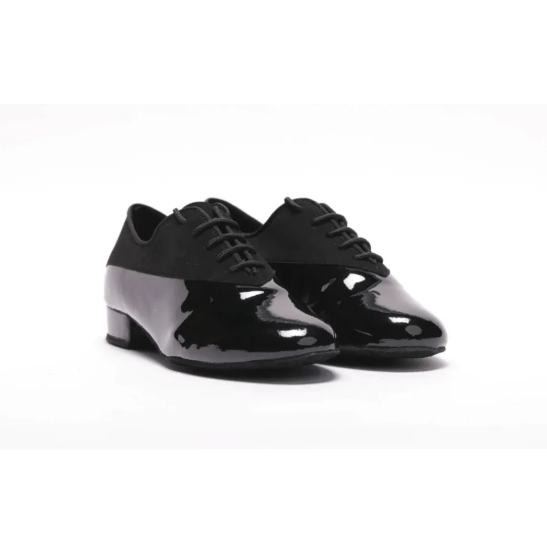 7814 Gentlemens Unique Patent Leather & Suede Dance Shoe