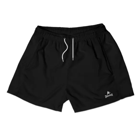 Black, Swimming Shorts with Pockets