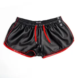 BOXER New Gen Sexy Zipper Shorts, Black/Red