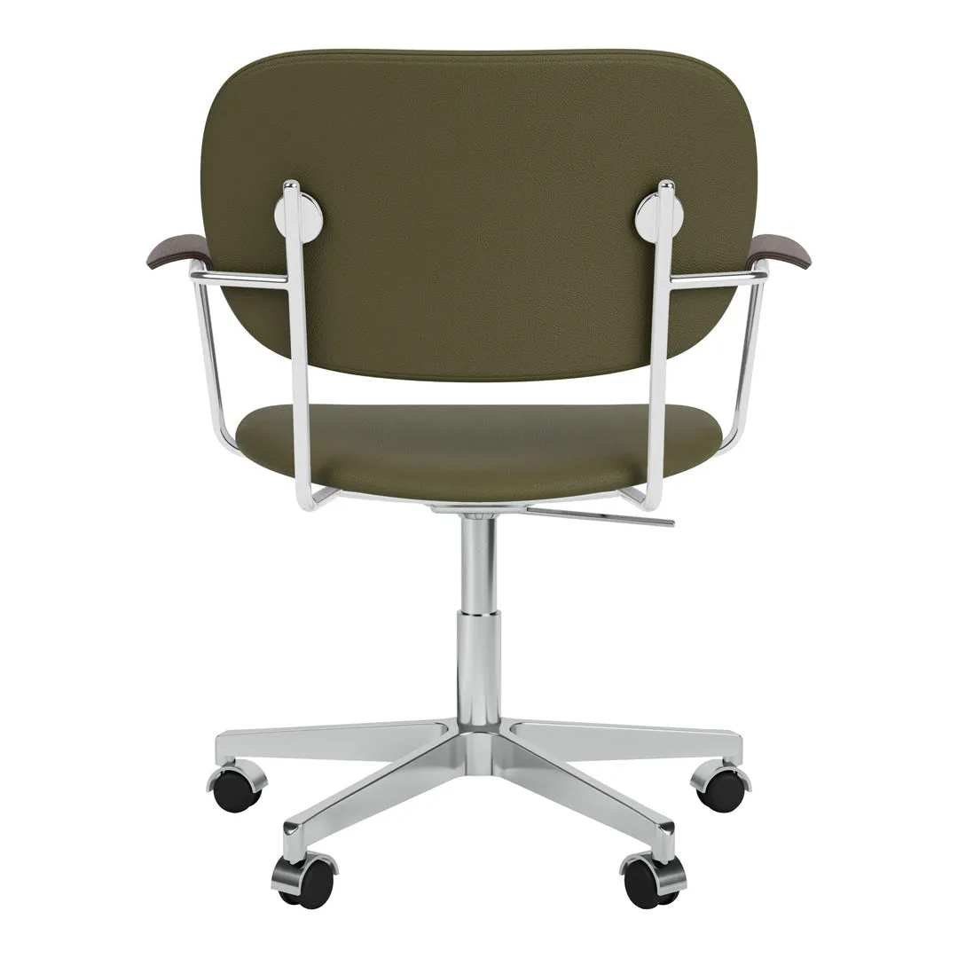 Co Office Armchair - Fully Upholstered - Swivel Base w/ Castors