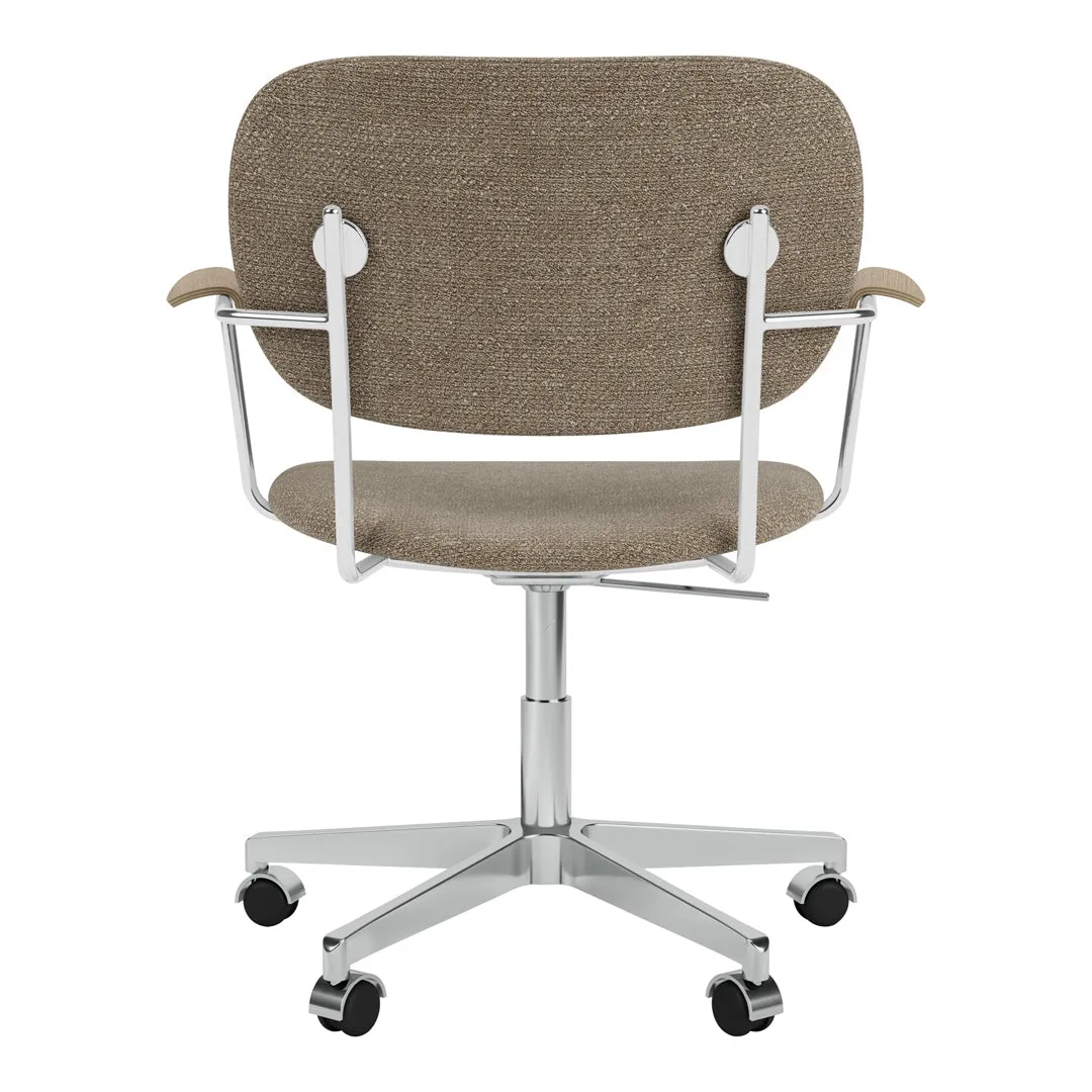 Co Office Armchair - Fully Upholstered - Swivel Base w/ Castors