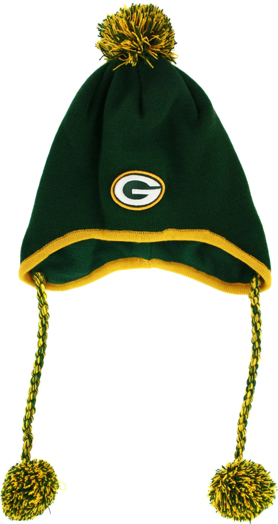 Green Bay Packers Tassle Twist Peruvian Knit Cap