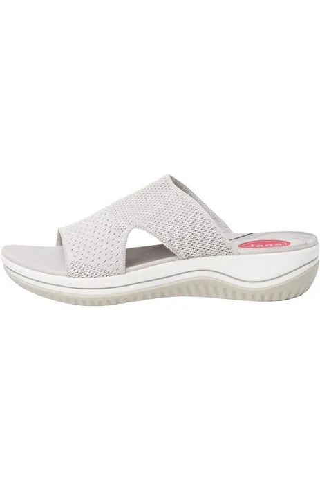 Jana ladies slider 27268 in light grey