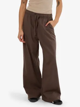 Kensley Elastic Pant - Dark Brindle