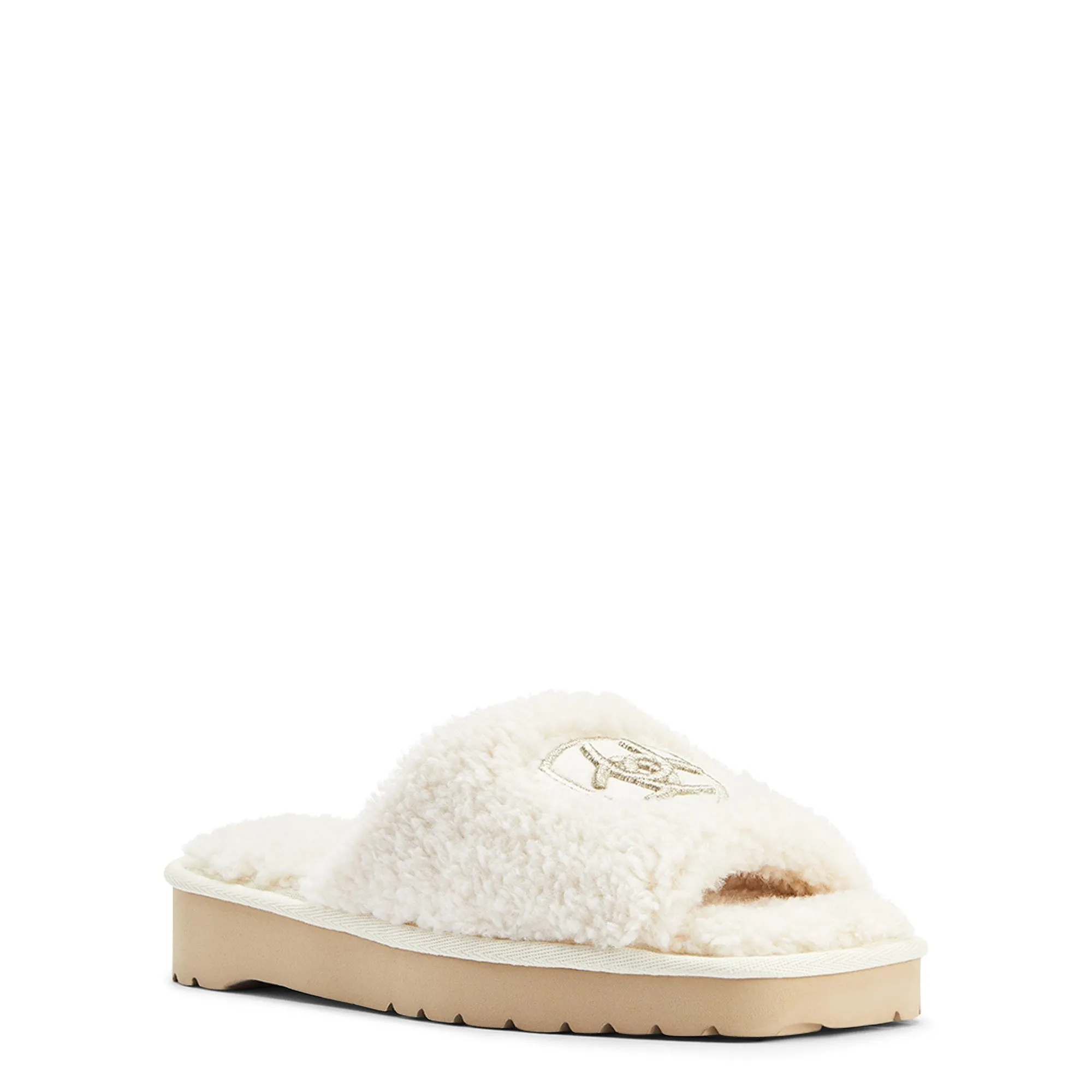 Ladies Cozy Cream Slide