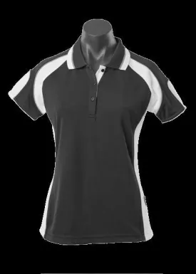 Ladies Murray Polo Black/White