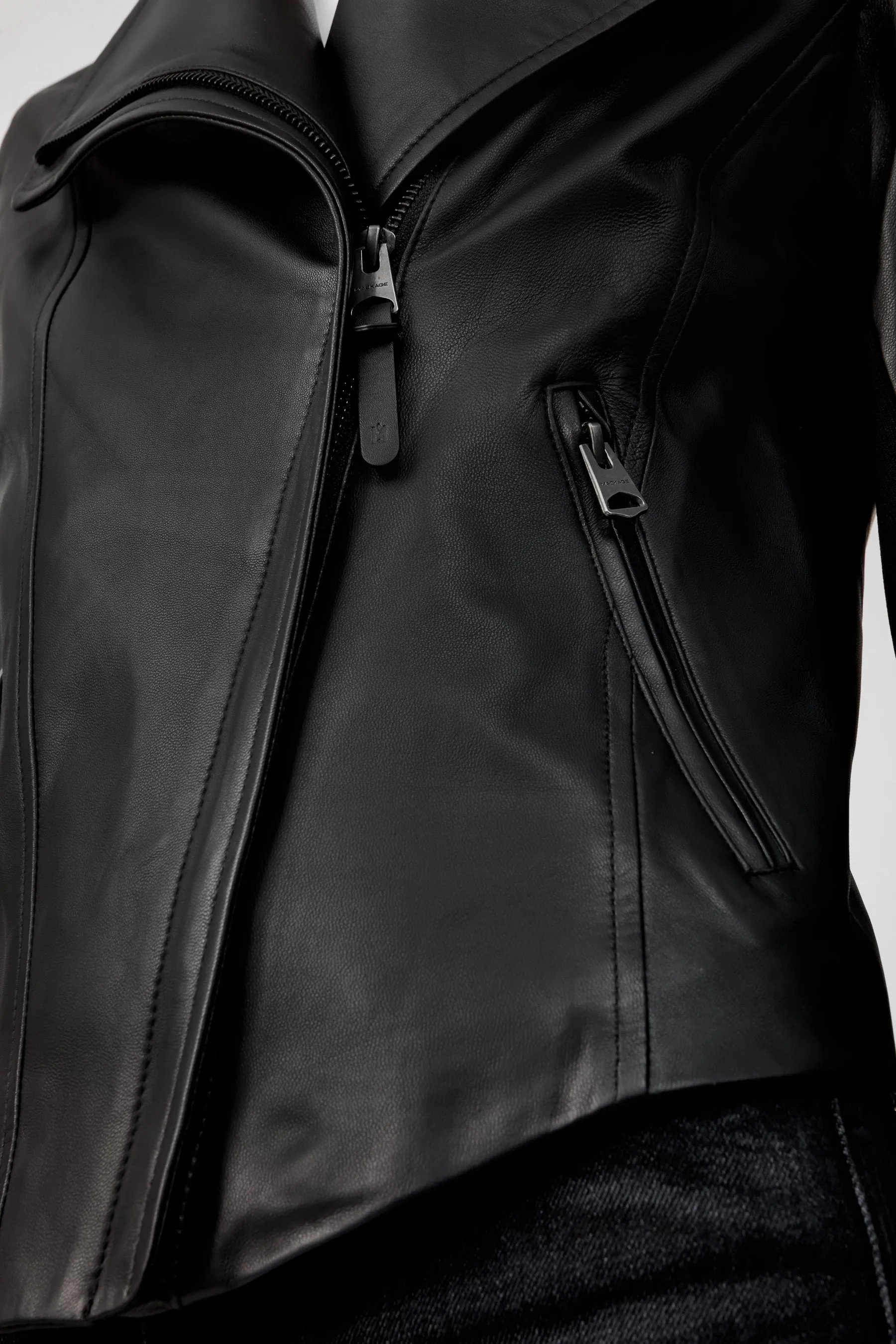 MACKAGE - Dinah Leather Jacket in Black