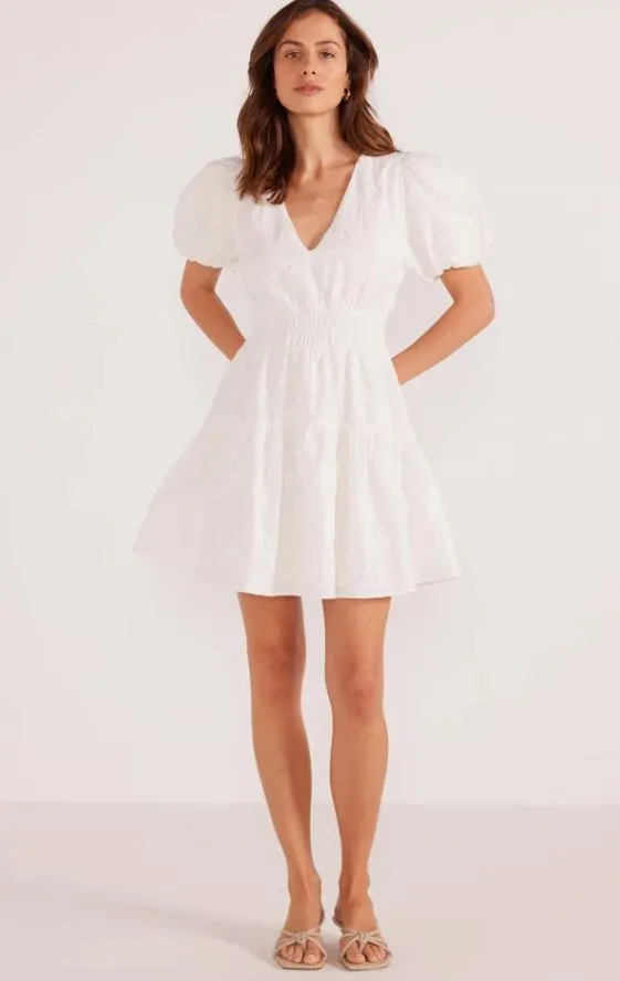 NEVE PUFF SLEEVE MINI DRESS