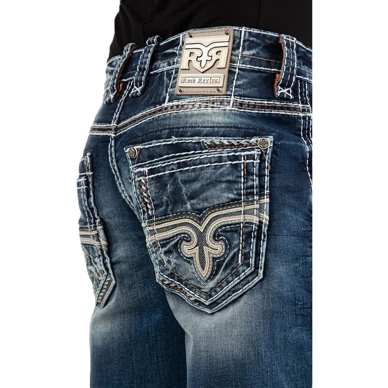 Rock Revival Men's Alloy J202r Straight Jean