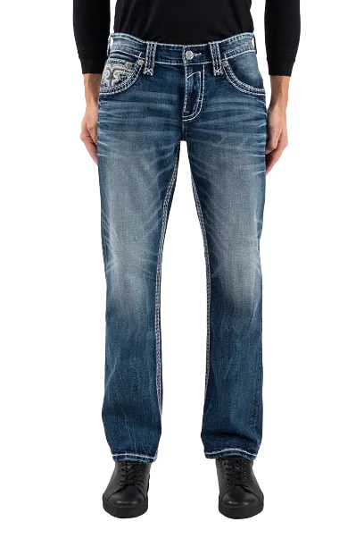 Rock Revival Men's Tabby J201r Straight Jean