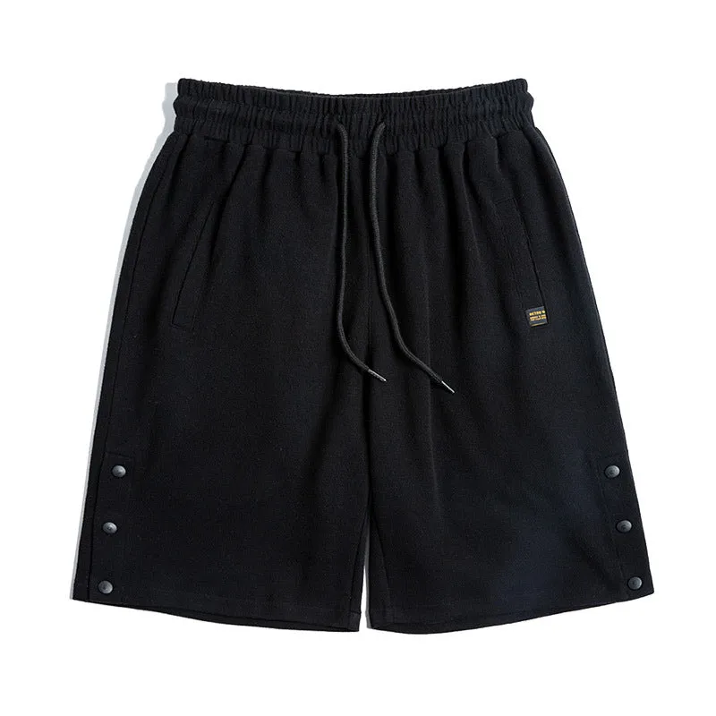 TEEK - Side Button Leg Sports Shorts