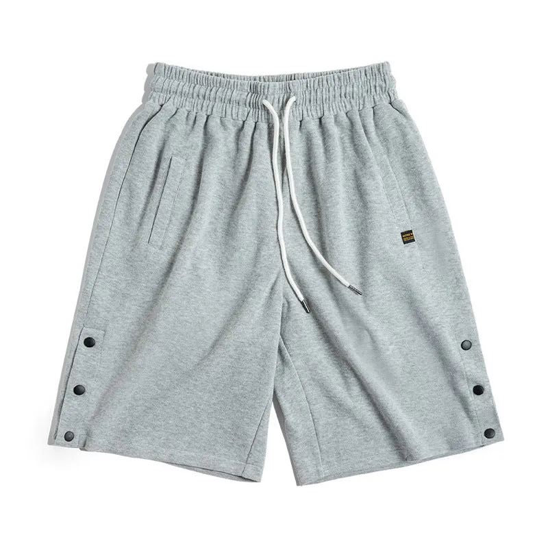 TEEK - Side Button Leg Sports Shorts