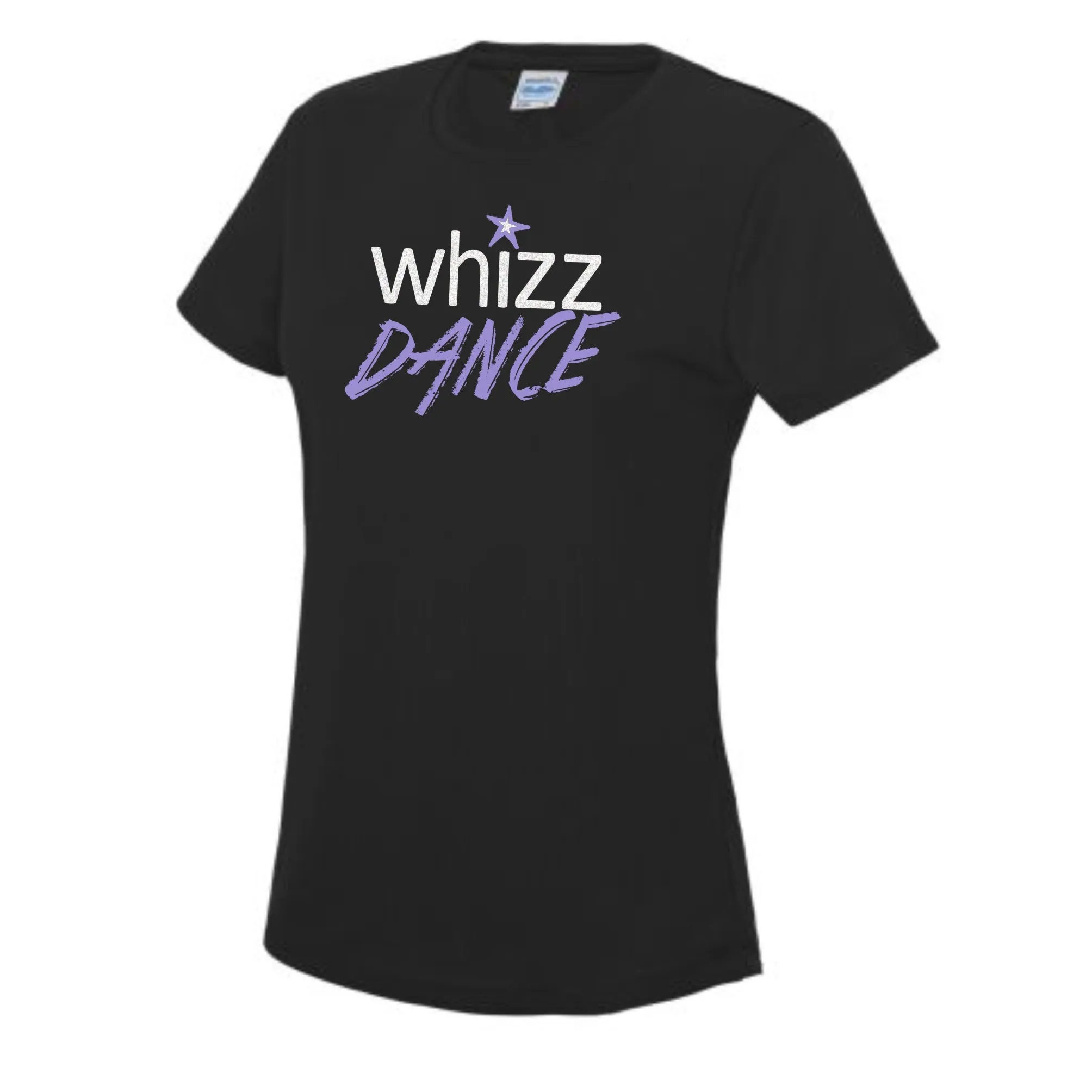 Whizz Dance Glitter Ladies Cool Tee