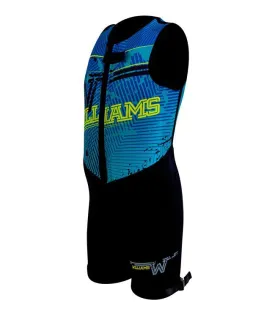 Williams Competitor Youth Barefoot Suit - Blue